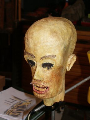Mummified head